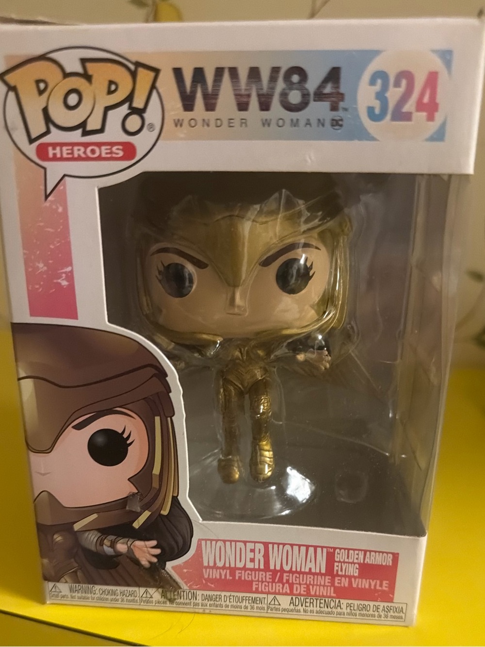 Funko Pop! Wonder Woman Gold Armor Metallic Figure